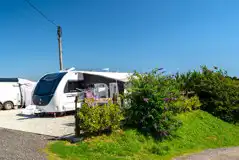 Serviced hardstanding touring pitches