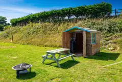 Bell tent shed facilities