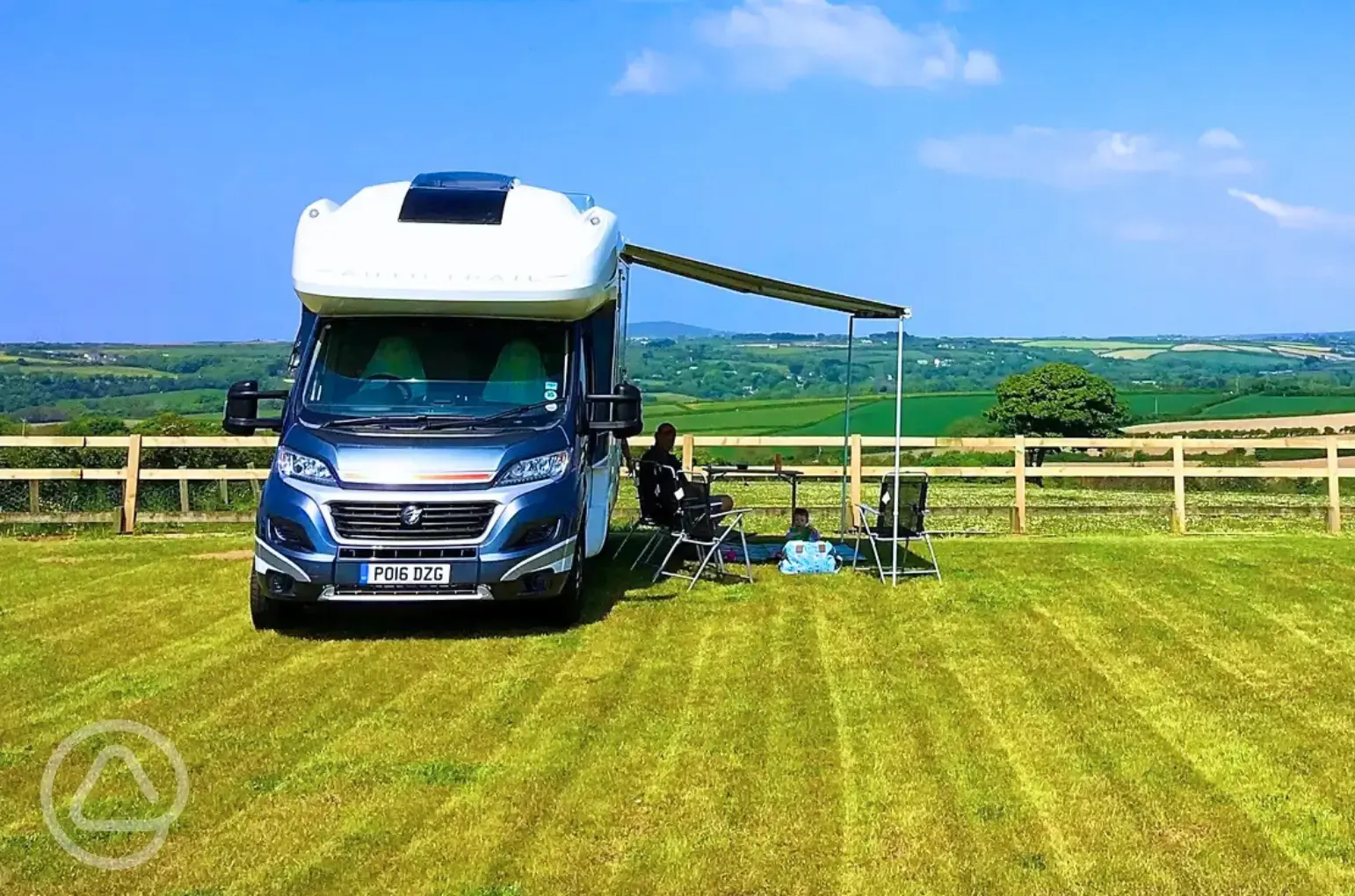 Grass touring pitches - optional electric