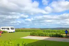 Fully serviced grass and gravel pitches Fully serviced grass and gravel pitches
