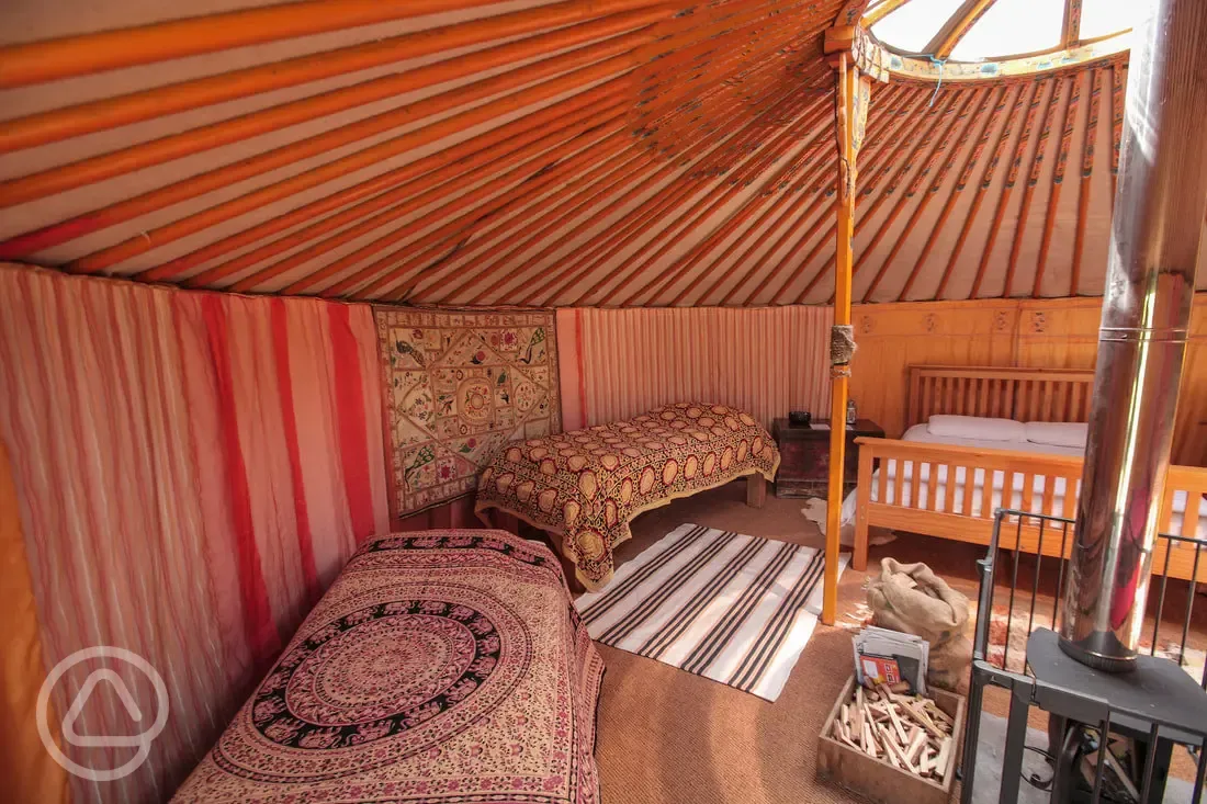 Six bed yurts