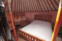 Willow yurt interior