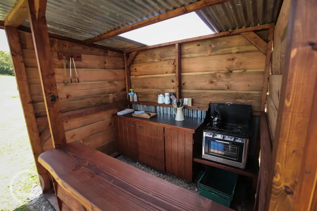 Woodpecker camp kitchen