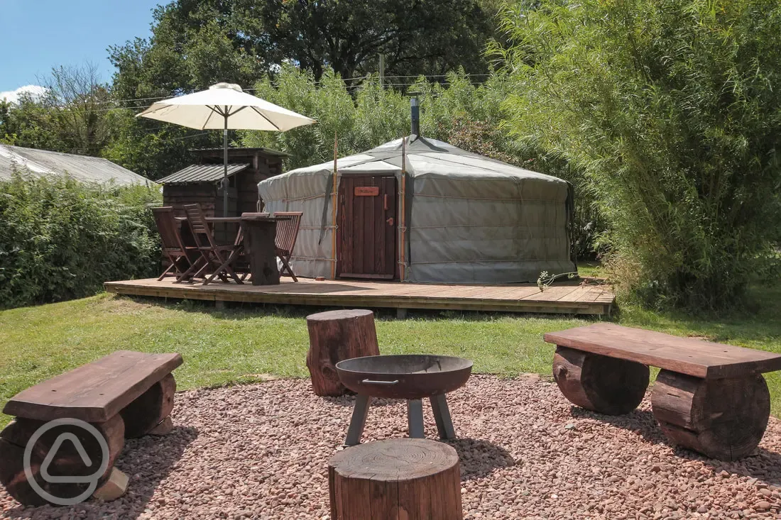 Four bed yurt