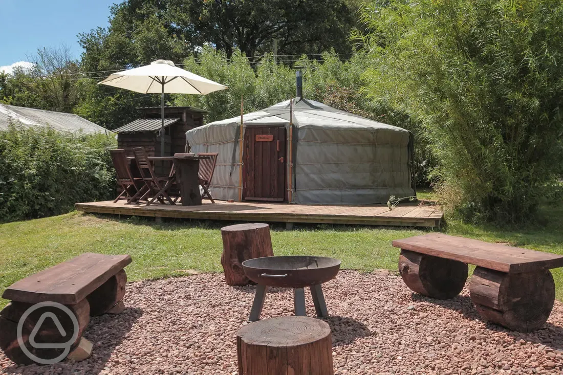 Willow yurt