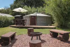 Willow yurt