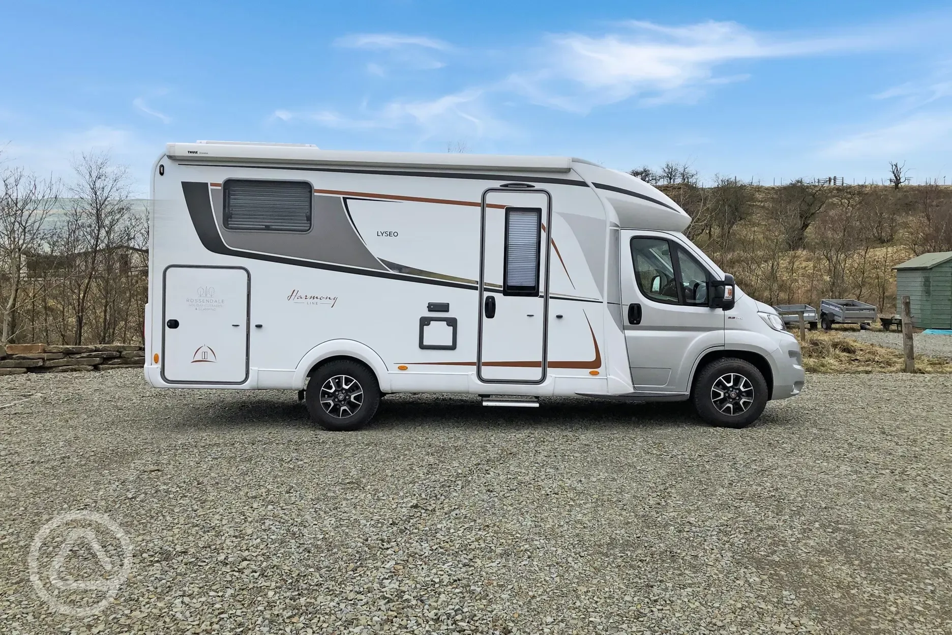 Electric hardstanding touring pitches 