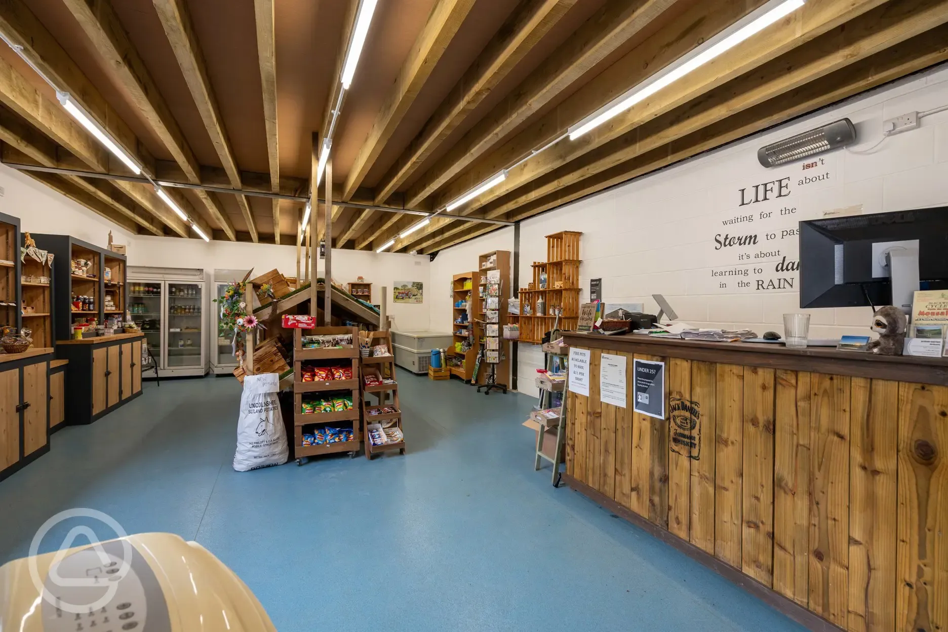 Farm shop, open daily