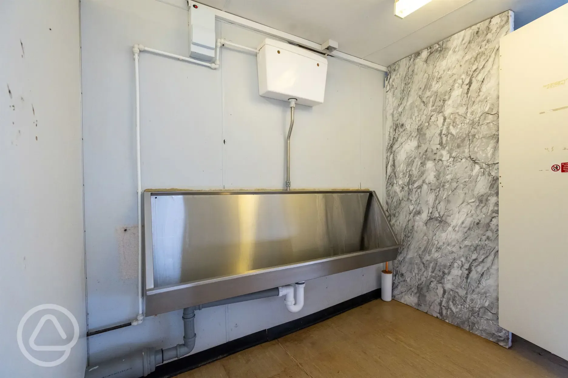 Toilet block interior