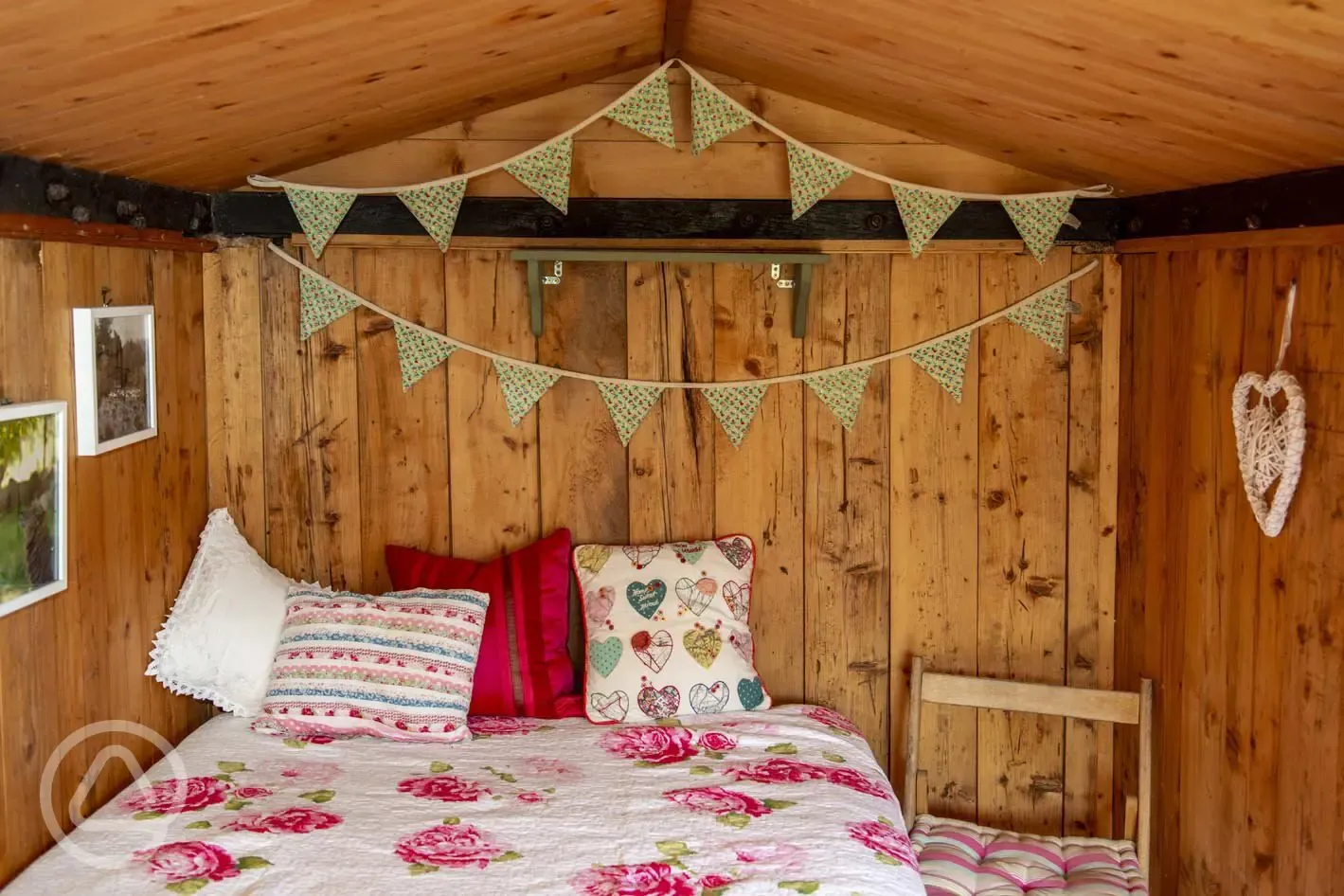 Shepherd's hut bed