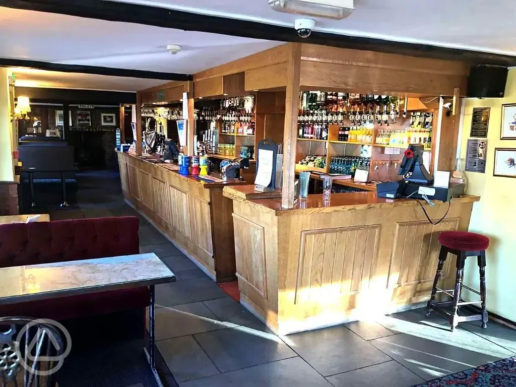 The bar in the pub