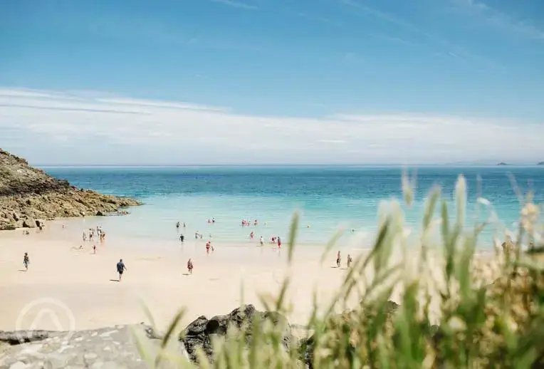 Nearby beach