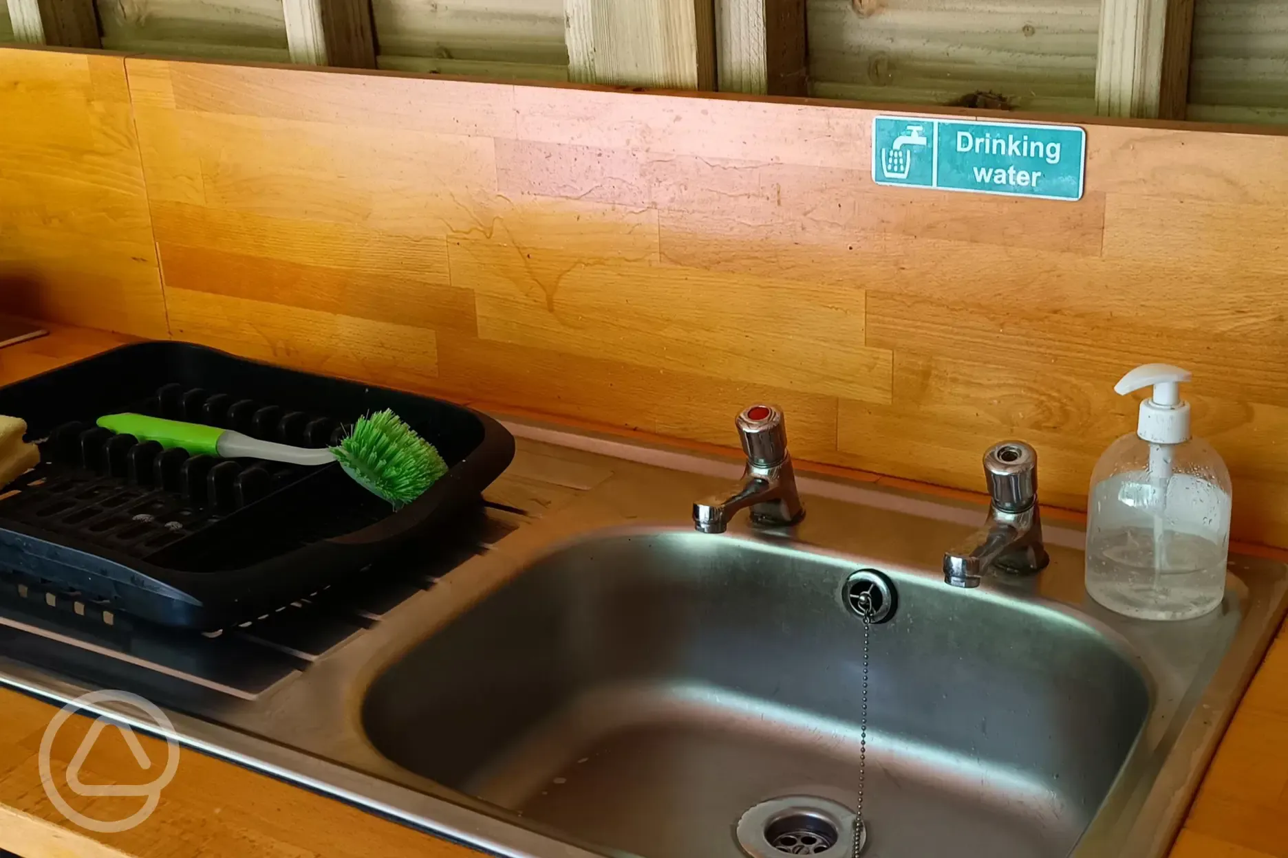 Washing up area