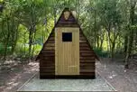 Woodland bolthole camping pod