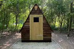 Woodland bolthole camping pod