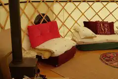 Yurt interior