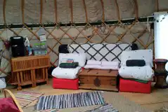 Yurt interior