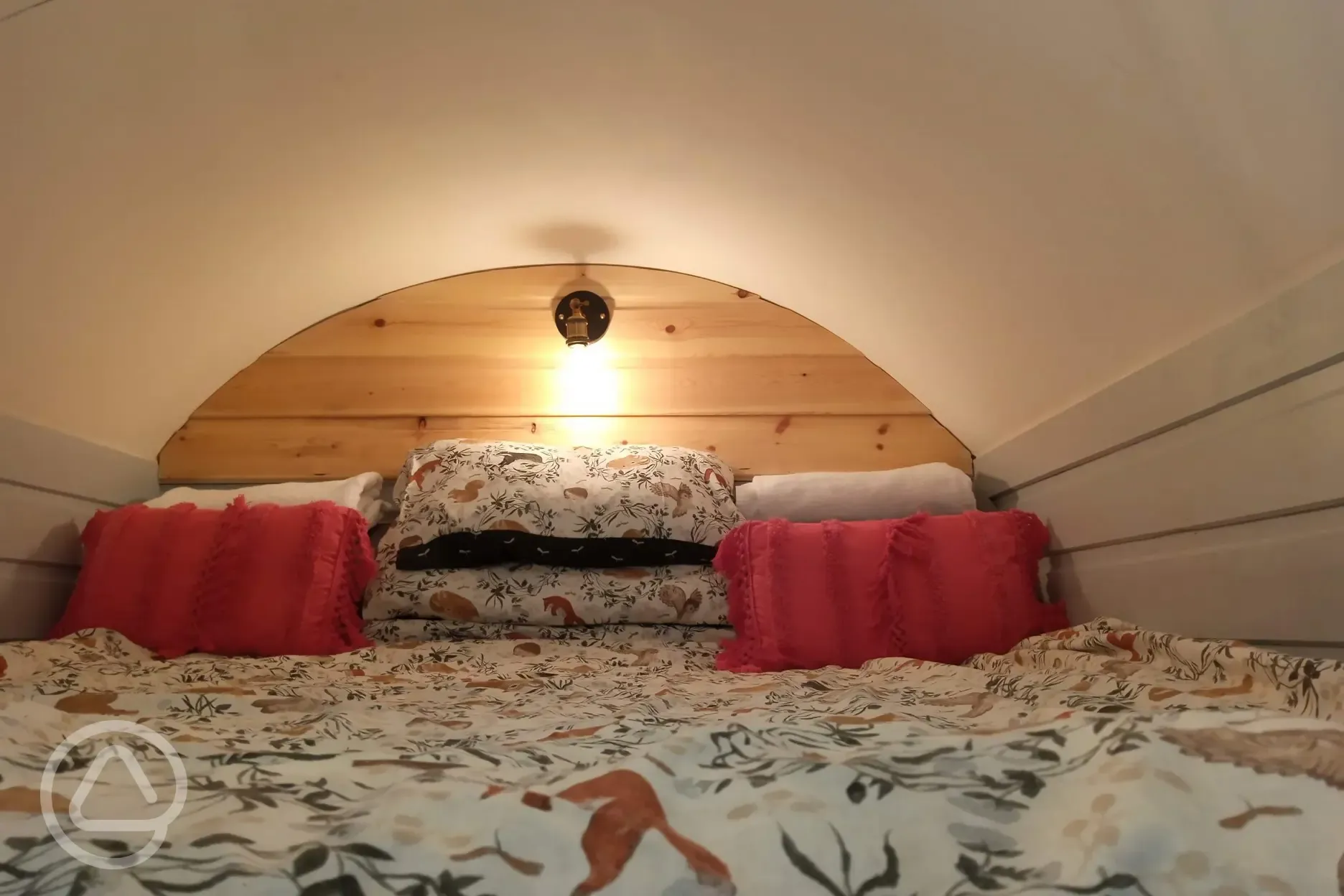 Shepherd's hut bed