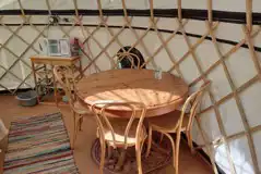 Yurt interior