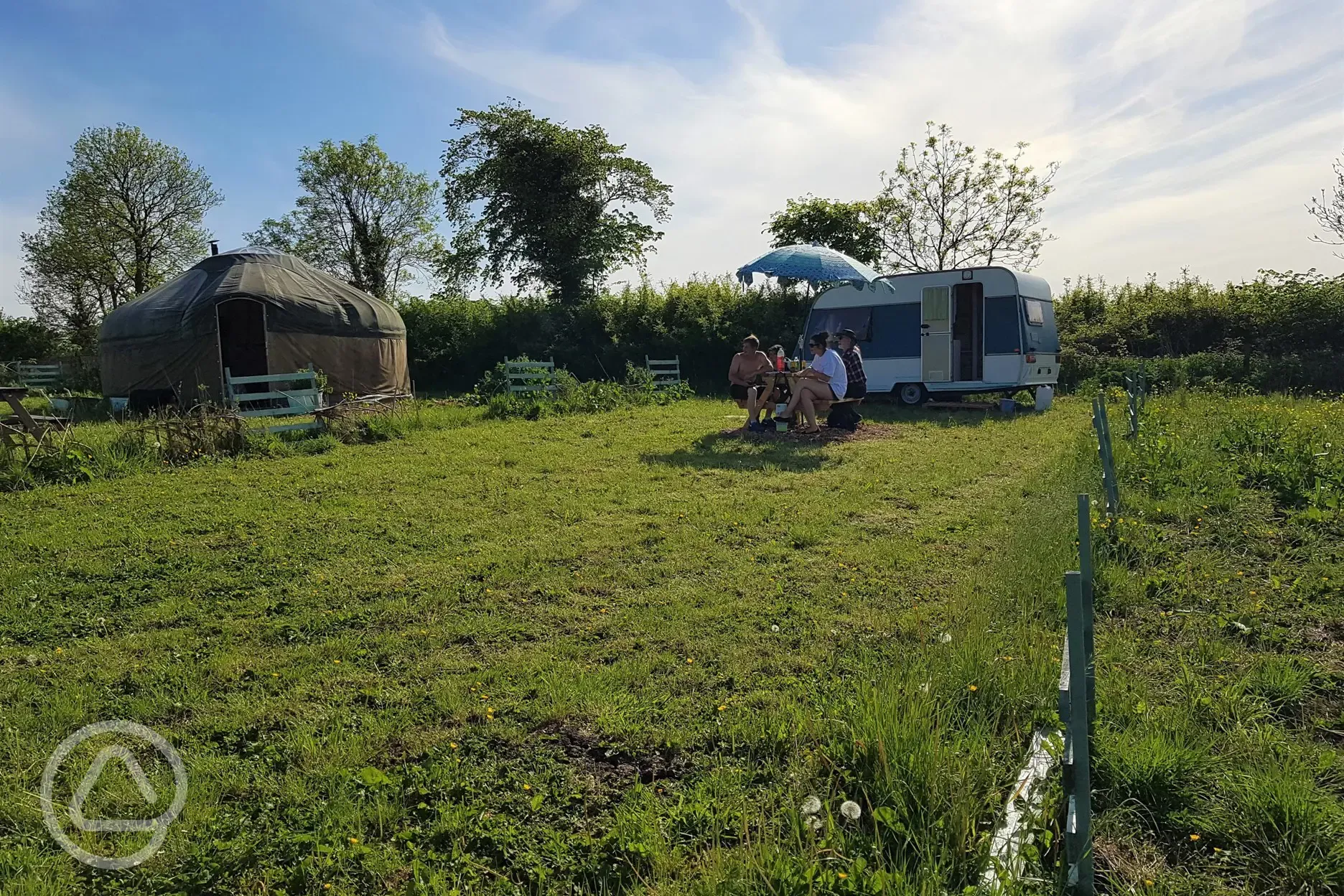 Kitchen caravan for campers