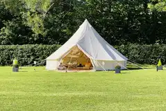 Luxury furnished bell tent