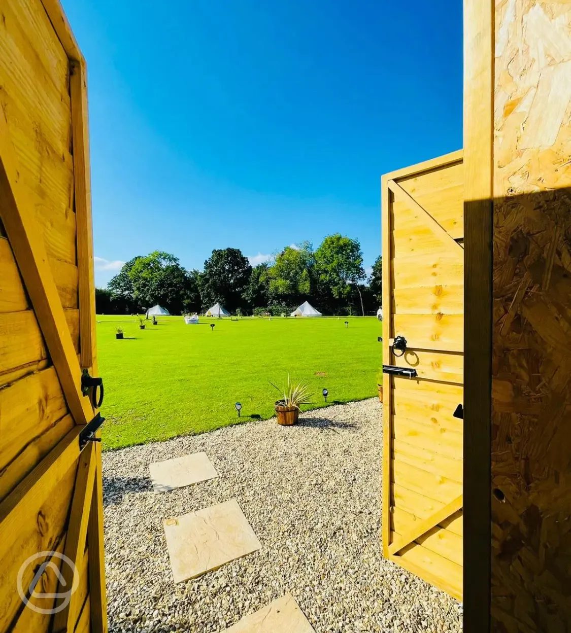 Bell tents from the facilities