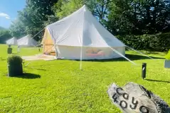 Luxury furnished bell tent