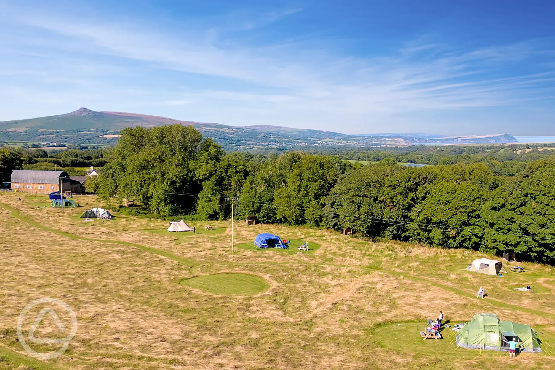 Aerial of the site