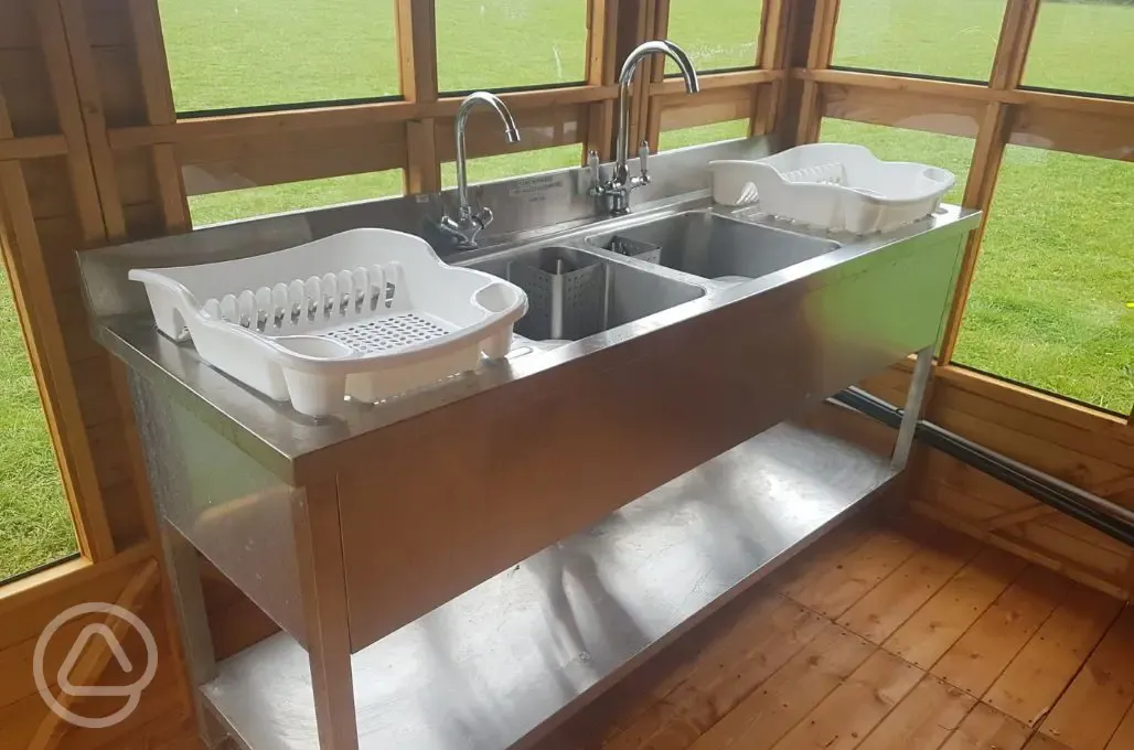 Washing up area