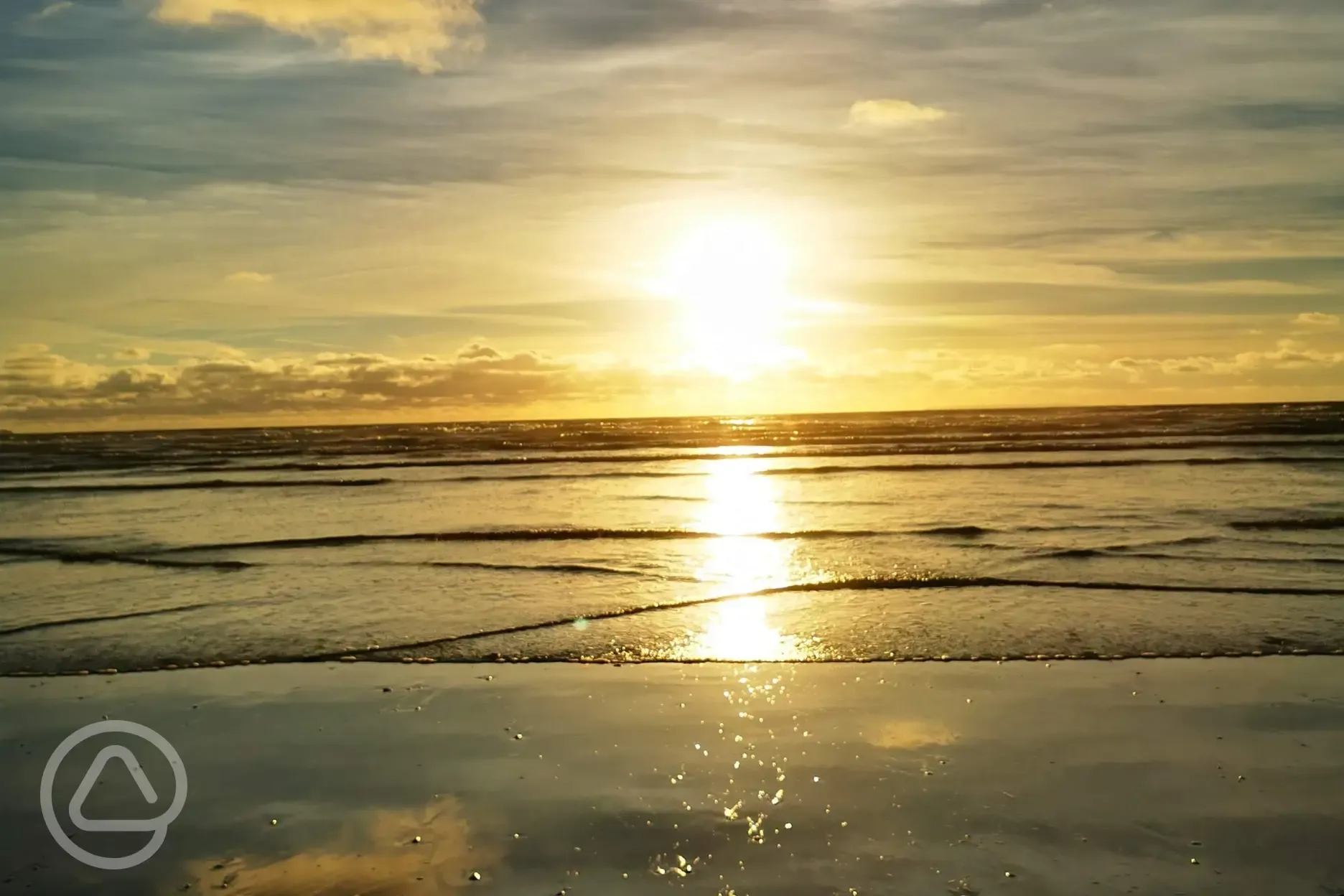 Sunset at nearby beach