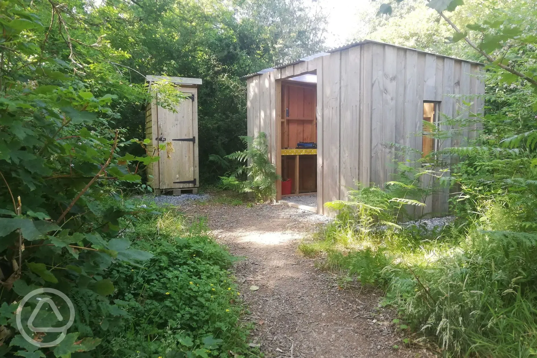 Private cooking cabin and eco loo