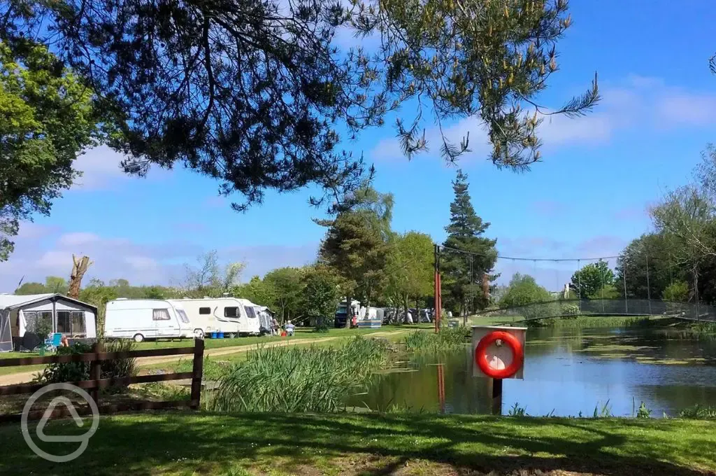 Camping and touring by the river