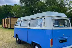 Campervan on non electric grass pitch Campervan on non electric grass pitch