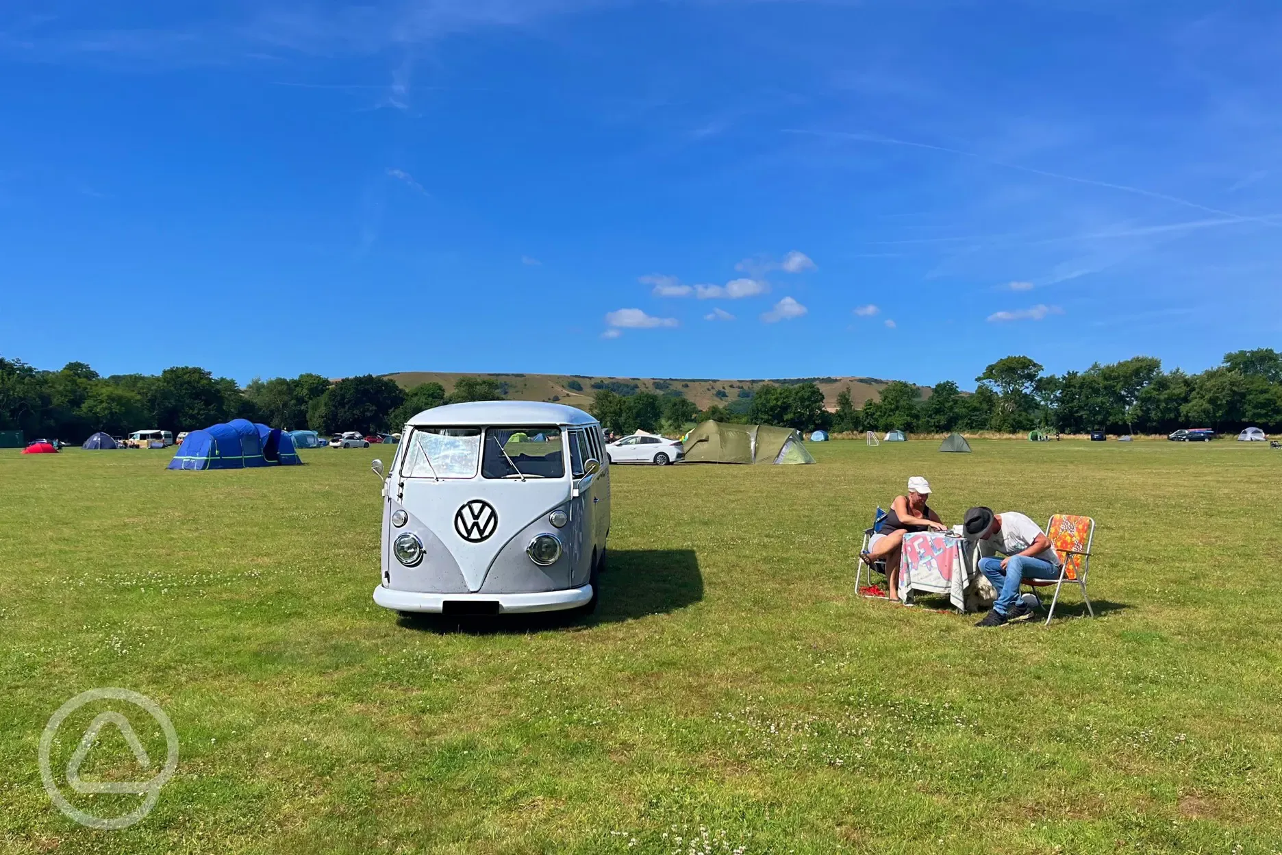 Campervan on non electric grass pitches