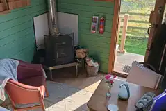 Shepherd's hut interior Shepherd's hut interior