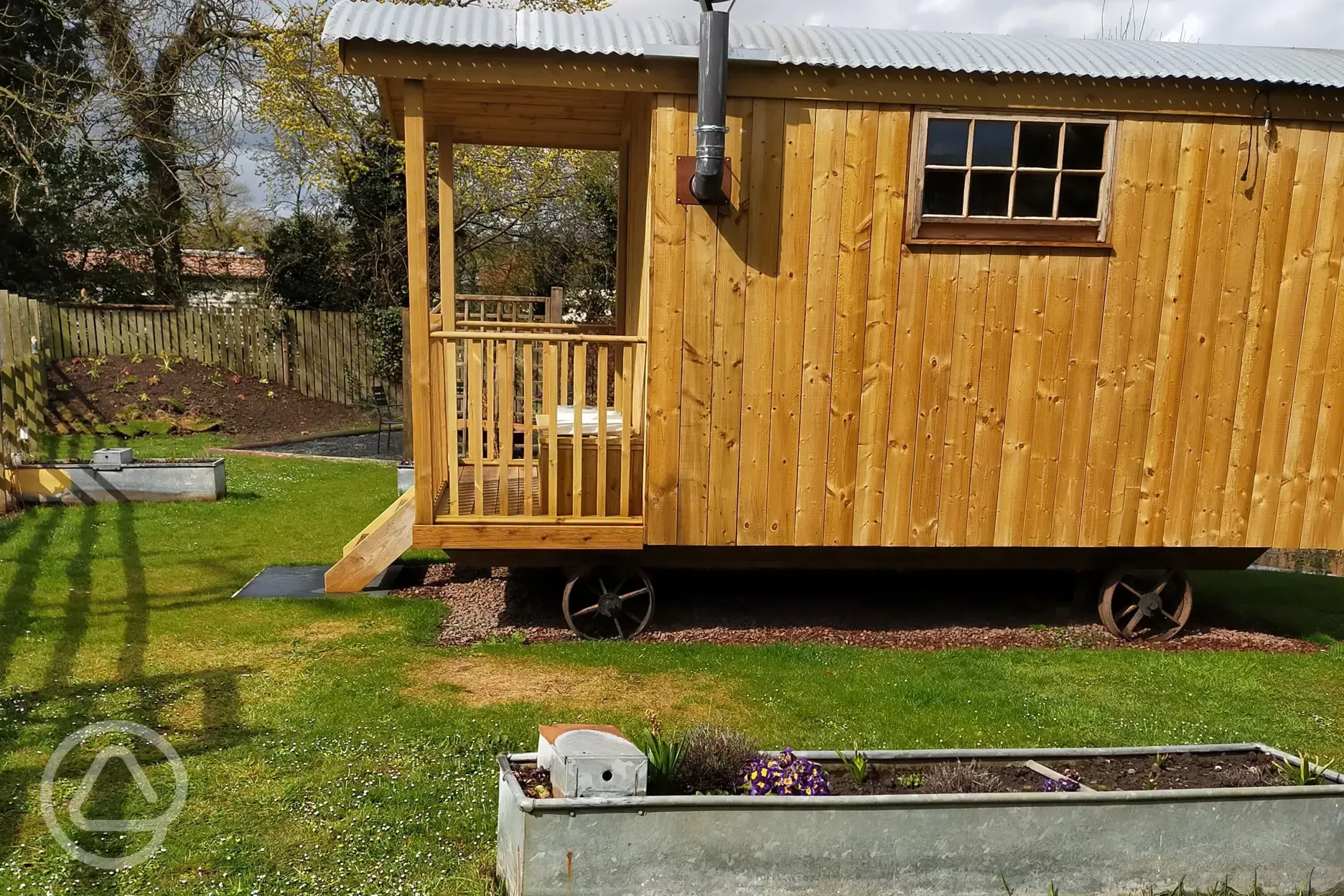 The Shepherd Hut exterior 