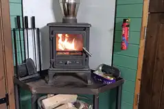 The Fisherman's hut logburner