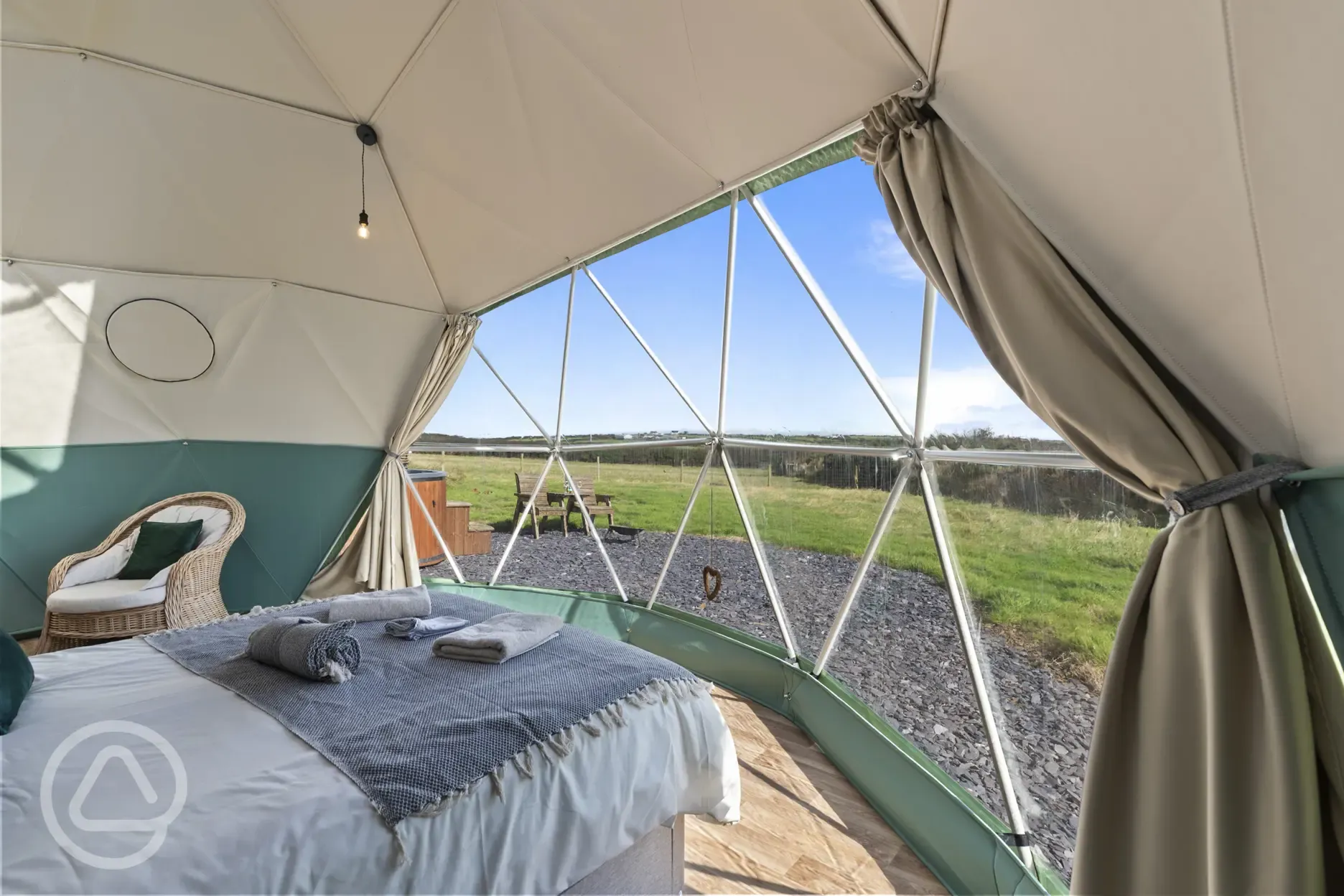Aries geodome interior