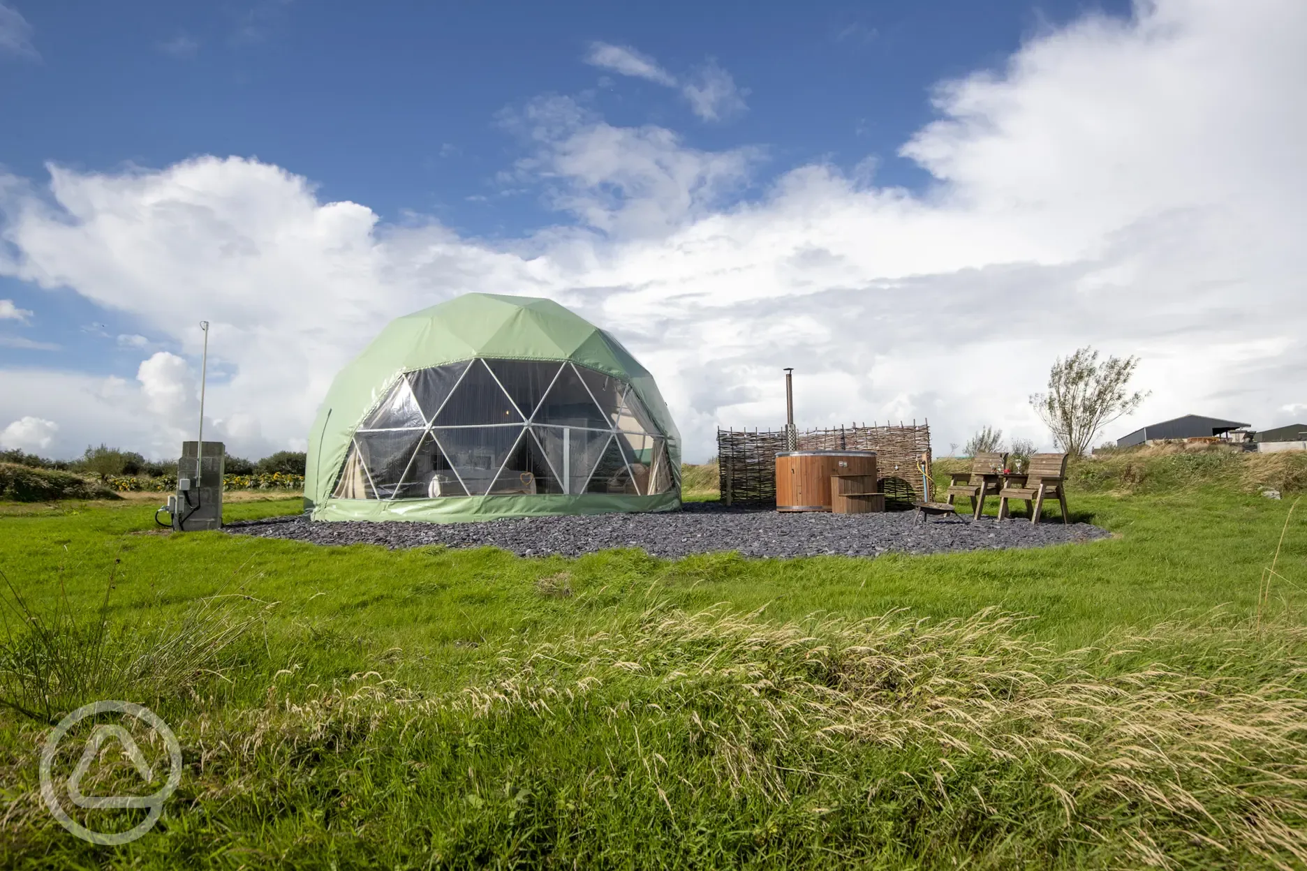 Aries geodome exterior