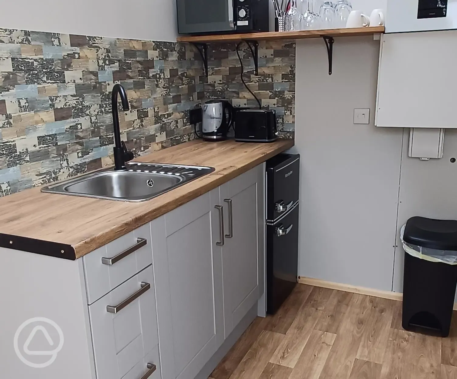 Aries geodome kitchen