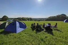 Large non electric grass pitches (for up to three family sized tents)