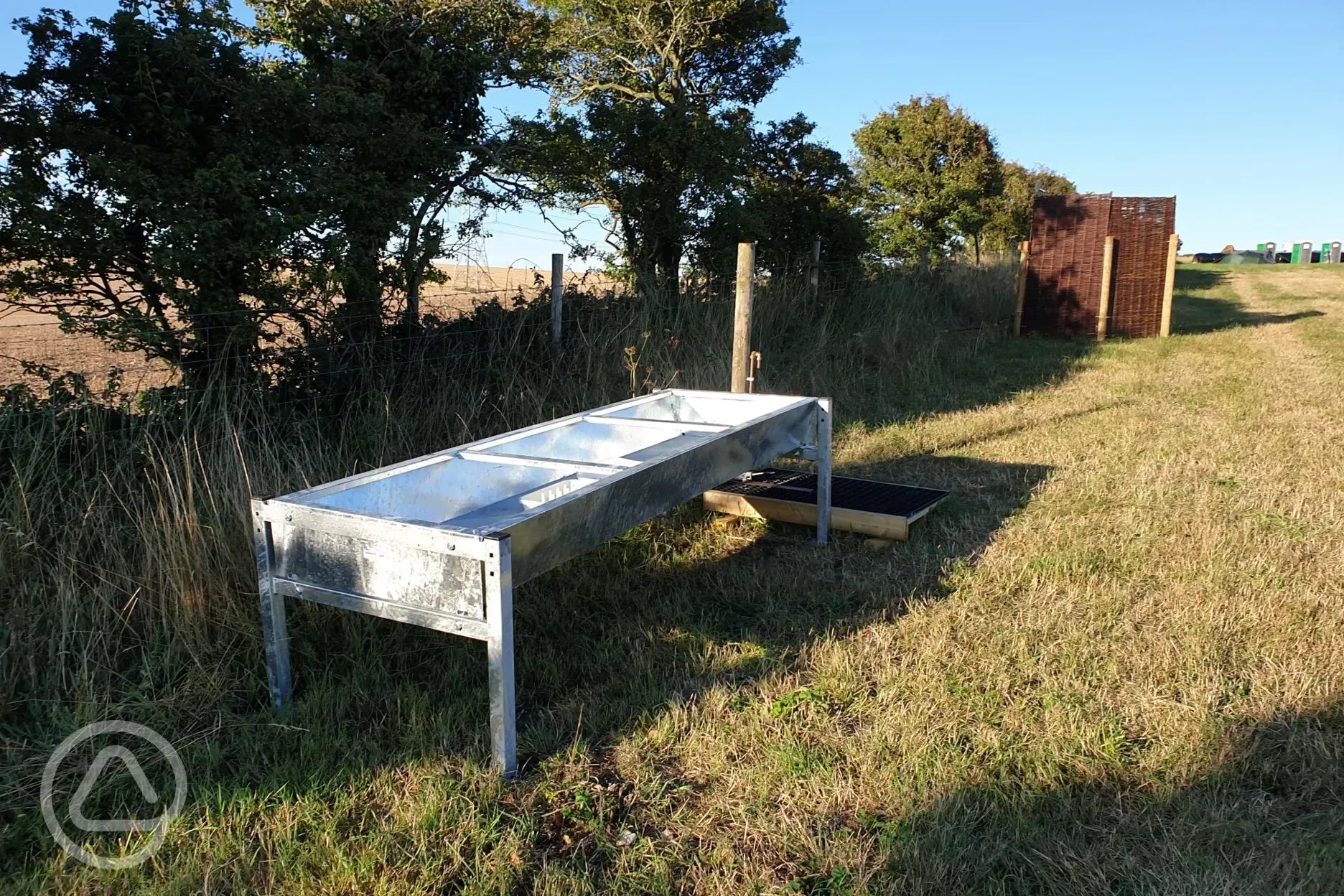 Washing up area