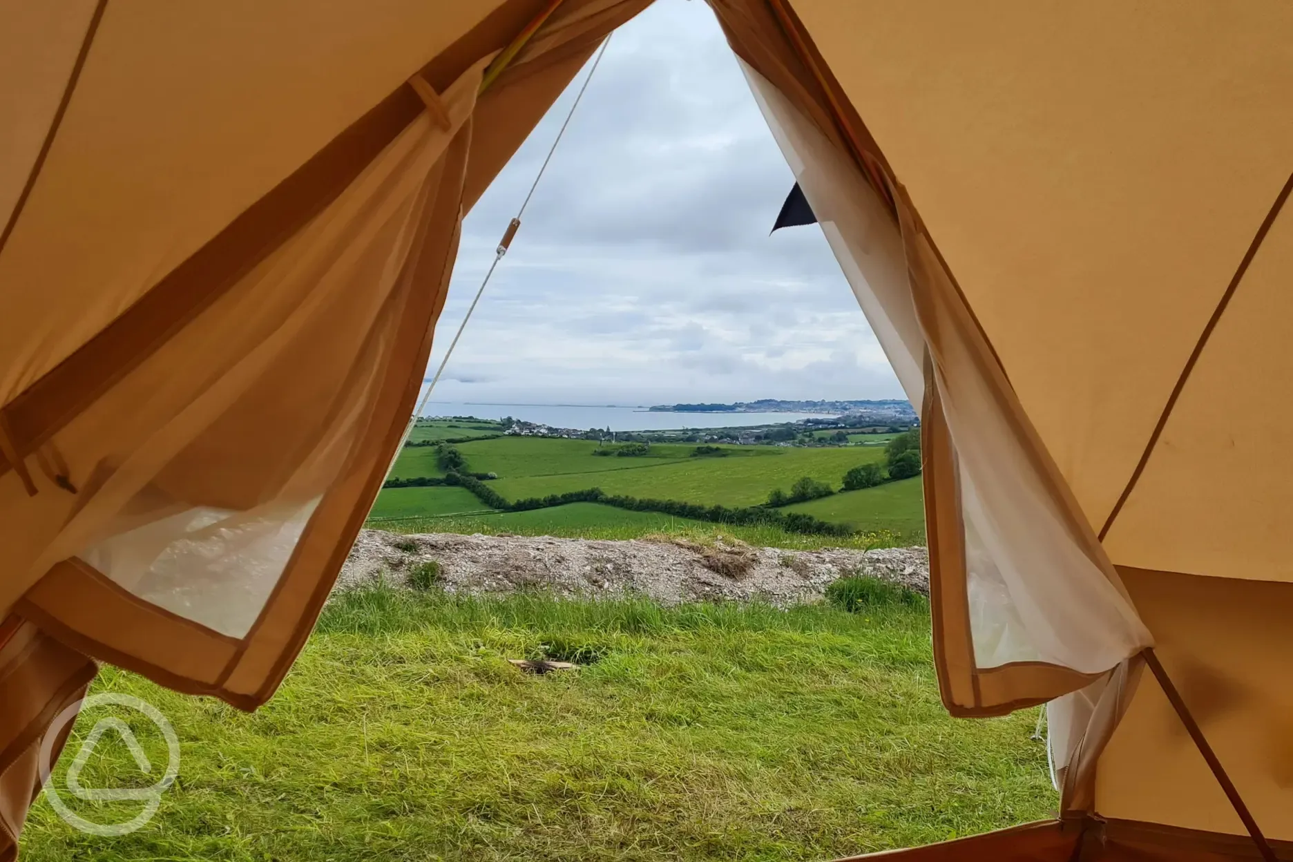 Views from bell tent