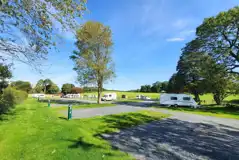 Fully serviced hardstanding pitches with 16 amp hook up