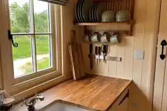 Shepherd's hut kitchen Shepherd's hut kitchen