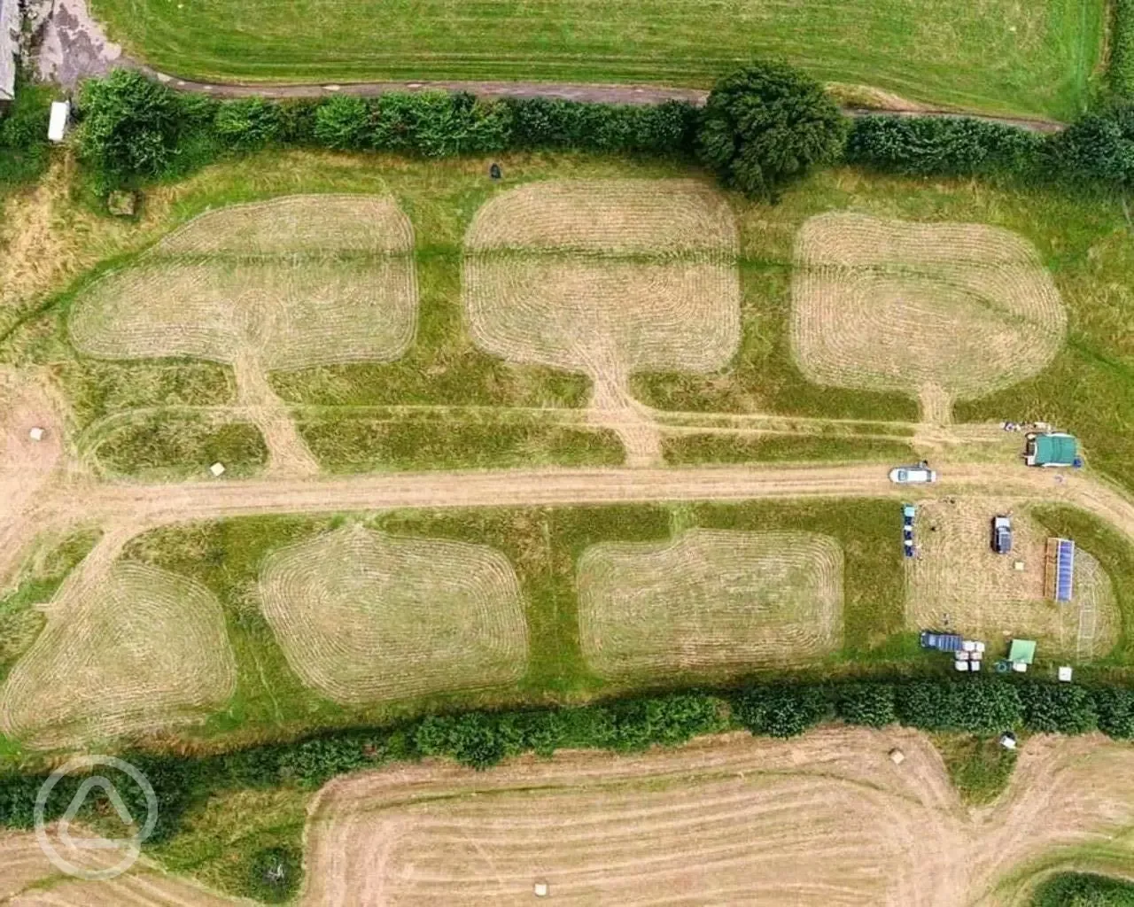 Aerial view of site