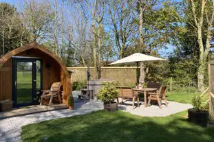 The Paddock Pods at Homeland, Bewholme, Driffield, East Yorkshire (10.4 miles)