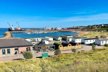 Aerial of the site