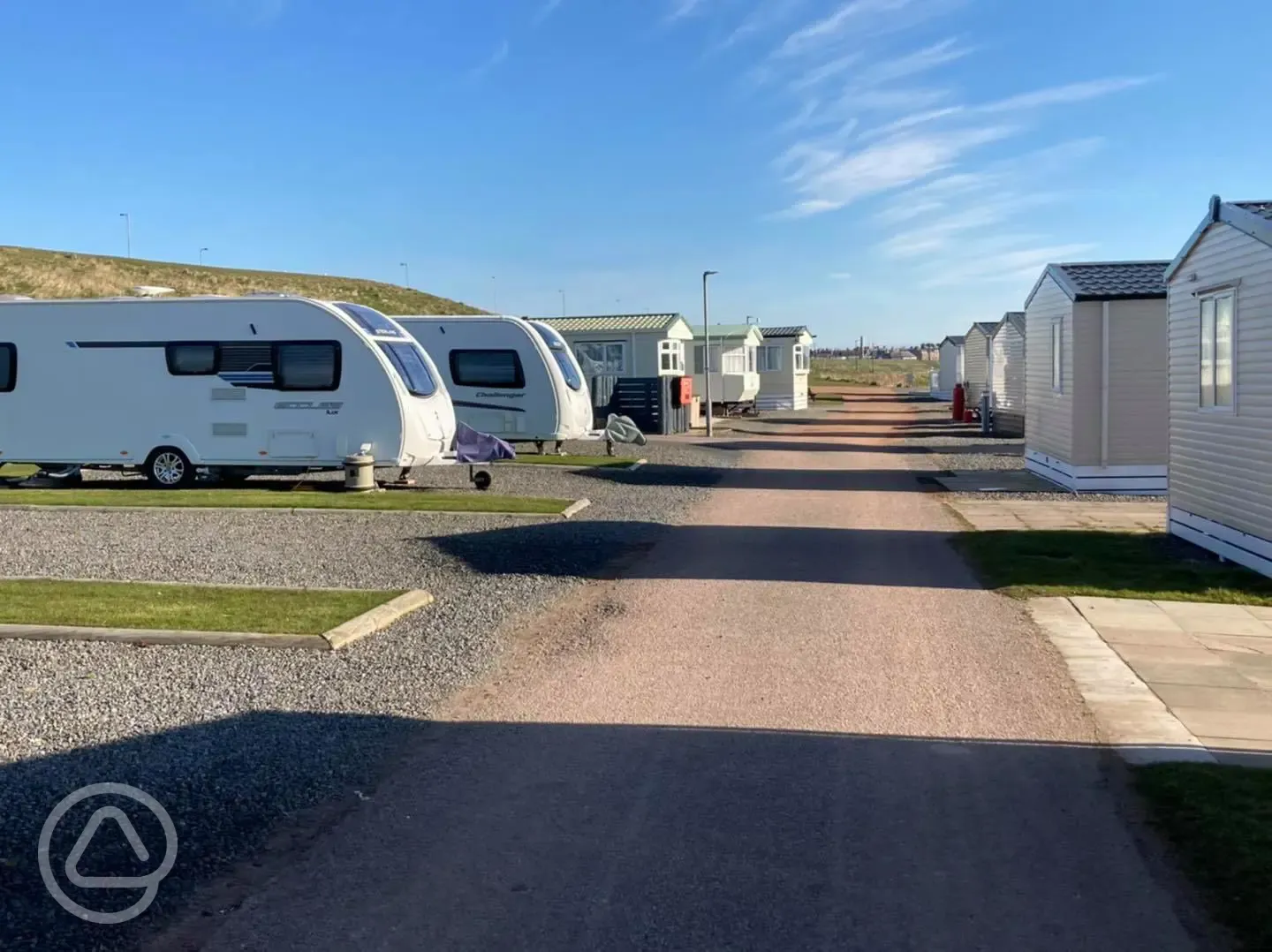 Hardstanding touring pitches 