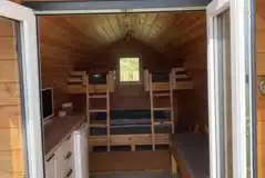 Camping pod interior